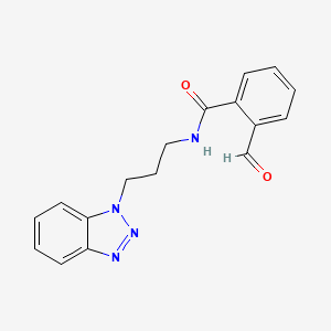 N-(3-(1H-Benzo[d][1,2,3]triazol-1-yl)propyl)-2-formylbenzamide