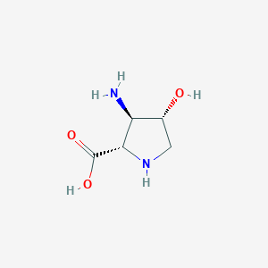 (2S,3R,4R)-3-amino-4-hydroxypyrrolidine-2-carboxylic acid