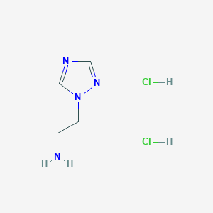 molecular formula C4H10Cl2N4 B1287681 2-(1H-1,2,4-三唑-1-基)乙胺二盐酸盐 CAS No. 51444-26-9