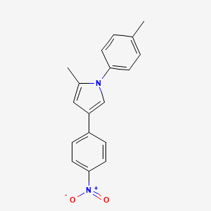 2-Methyl-1-(4-methylphenyl)-4-(4-nitrophenyl)-1H-pyrrole