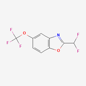 2-(Difluoromethyl)-5-(trifluoromethoxy)benzo[d]oxazole