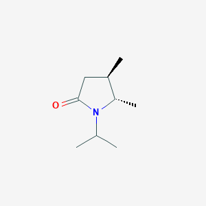 molecular formula C9H17NO B12876876 (4R,5S)-1-Isopropyl-4,5-dimethylpyrrolidin-2-one 