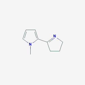 molecular formula C9H12N2 B12876893 1-Methyl-4',5'-dihydro-1h,3'h-2,2'-bipyrrole 