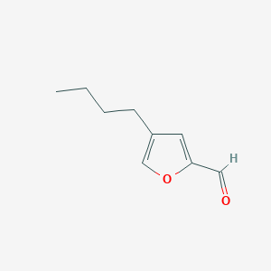 molecular formula C9H12O2 B12876939 4-Butylfuran-2-carbaldehyde 