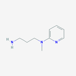 molecular formula C9H15N3 B1287696 N-(3-氨基丙基)-N-甲基-N-吡啶-2-胺 CAS No. 93234-94-7