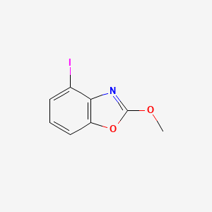 molecular formula C8H6INO2 B12876967 4-Iodo-2-methoxybenzo[d]oxazole 