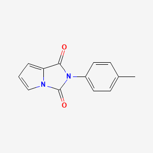 molecular formula C13H10N2O2 B12877008 2-(p-Tolyl)-1H-pyrrolo[1,2-c]imidazole-1,3(2H)-dione 