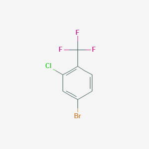 molecular formula C7H3BrClF3 B1287702 4-溴-2-氯苯三氟化物 CAS No. 467435-07-0