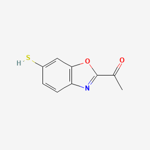 1-(6-Mercaptobenzo[d]oxazol-2-yl)ethanone