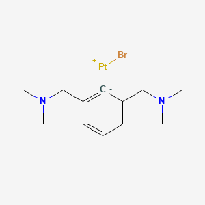 molecular formula C12H19BrN2Pt B12877043 (2,6-Bis((dimethylamino)methyl)phenyl)(bromo)platinum 