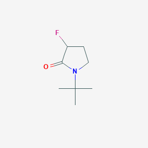 1-(tert-Butyl)-3-fluoropyrrolidin-2-one