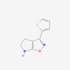 3-(Thiophen-2-yl)-5,6-dihydro-4H-pyrrolo[3,2-d]isoxazole