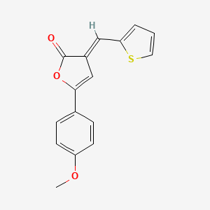 5-(4-Methoxyphenyl)-3-(thiophen-2-ylmethylene)furan-2(3H)-one