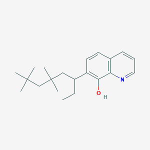 7-(5,5,7,7-Tetramethyloctan-3-yl)quinolin-8-ol