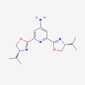 2,6-Bis((R)-4-isopropyl-4,5-dihydrooxazol-2-yl)pyridin-4-amine