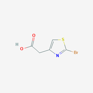 molecular formula C5H4BrNO2S B1287717 2-(2-Bromothiazol-4-yl)acetic acid CAS No. 62557-07-7