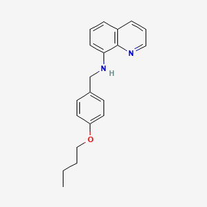 N-[(4-Butoxyphenyl)methyl]quinolin-8-amine