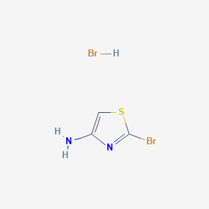molecular formula C3H4Br2N2S B1287721 2-溴代噻唑-4-胺盐酸盐 CAS No. 41731-35-5
