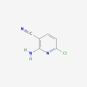 molecular formula C6H4ClN3 B1287741 2-氨基-6-氯烟腈 CAS No. 52471-07-5