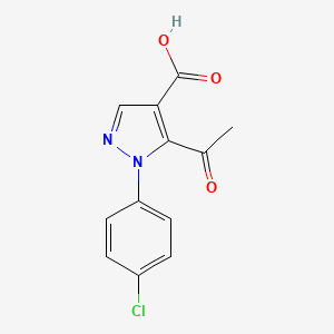 5-Acetyl-1-(4-chlorophenyl)-1h-pyrazole-4-carboxylic acid