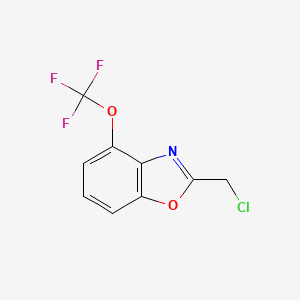 2-(Chloromethyl)-4-(trifluoromethoxy)benzo[d]oxazole