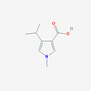 1-Methyl-4-(propan-2-yl)-1H-pyrrole-3-carboxylic acid