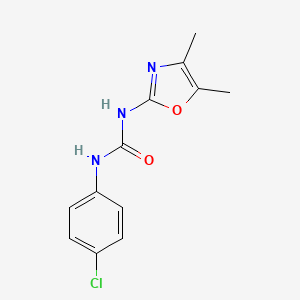 N-(4-Chlorophenyl)-N'-(4,5-dimethyl-2-oxazolyl)urea