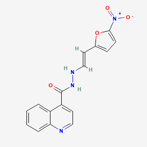 N'-(2-(5-Nitrofuran-2-yl)vinyl)quinoline-4-carbohydrazide