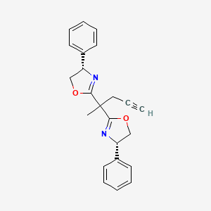 (4S,4'S)-2,2'-(Pent-4-yne-2,2-diyl)bis(4-phenyl-4,5-dihydrooxazole)