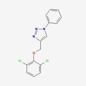 4-((2,6-Dichlorophenoxy)methyl)-1-phenyl-1H-1,2,3-triazole