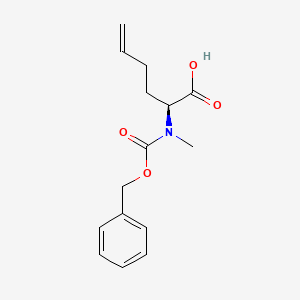 5-Hexenoic acid, 2-[methyl[(phenylmethoxy)carbonyl]amino]-, (2S)-