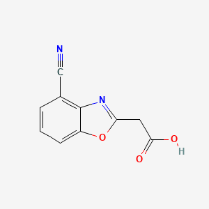 4-Cyanobenzo[d]oxazole-2-acetic acid