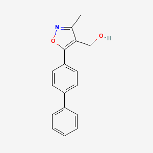 [5-([1,1'-Biphenyl]-4-yl)-3-methyl-1,2-oxazol-4-yl]methanol