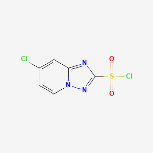 7-Chloro-[1,2,4]triazolo[1,5-a]pyridine-2-sulfonyl chloride