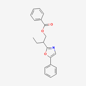 2-(5-Phenyloxazol-2-yl)butyl benzoate