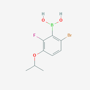 6-Bromo-2-fluoro-3-isopropoxyphenylboronic acid