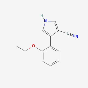 4-(2-Ethoxyphenyl)-1H-pyrrole-3-carbonitrile