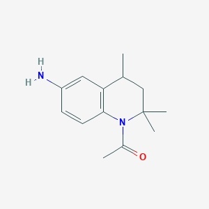 1-(6-Amino-2,2,4-trimethyl-3,4-dihydroquinolin-1(2H)-yl)ethan-1-one