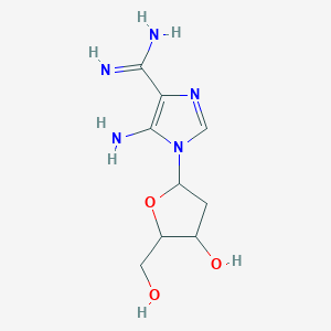 5-(4-(Diaminomethylene)-5-imino-4,5-dihydro-1H-imidazol-1-yl)-2-(hydroxymethyl)tetrahydrofuran-3-ol