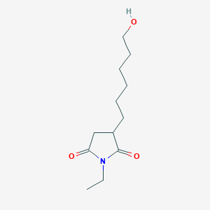 1-Ethyl-3-(6-hydroxyhexyl)pyrrolidine-2,5-dione