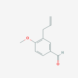 molecular formula C11H12O2 B1287825 3-Allyl-4-methoxybenzaldehyde CAS No. 67483-48-1