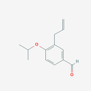 molecular formula C13H16O2 B1287826 3-Allyl-4-isopropoxybenzaldehyde CAS No. 915920-48-8