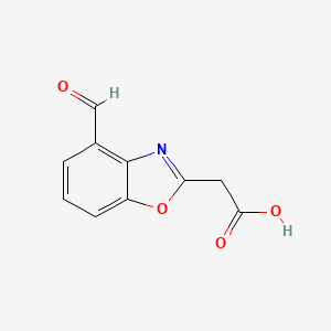 4-Formylbenzo[d]oxazole-2-acetic acid