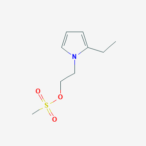 2-(2-Ethyl-1H-pyrrol-1-yl)ethyl methanesulfonate