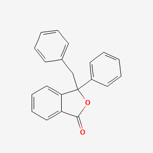 1(3H)-Isobenzofuranone, 3-phenyl-3-(phenylmethyl)-