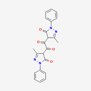 Ethanedione, bis(4,5-dihydro-3-methyl-5-oxo-1-phenyl-1H-pyrazol-4-yl)-