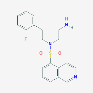 N-(2-Aminoethyl)-N-[2-(2-fluorophenyl)ethyl]isoquinoline-5-sulfonamide