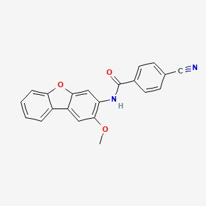 4-Cyano-N-(2-methoxydibenzo[b,d]furan-3-yl)benzamide