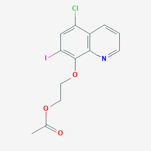 2-((5-Chloro-7-iodoquinolin-8-yl)oxy)ethyl acetate