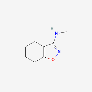 molecular formula C8H12N2O B12878653 N-Methyl-4,5,6,7-tetrahydrobenzo[d]isoxazol-3-amine 